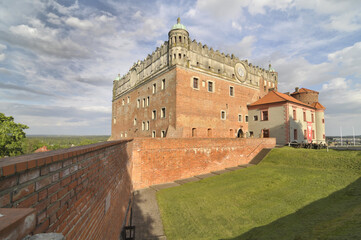 Fototapeta premium Gotycko-renesansowy Zamek w Golubiu-Dobrzyniu, Polska.