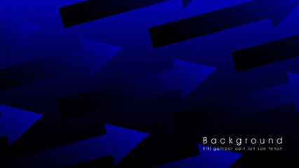 Abstract blue background with arrows and lines. modern futuristic illustration technology. for website banners or posters