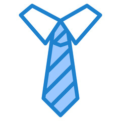 tie blue style icon