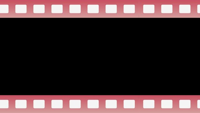 Movie film animation pink background