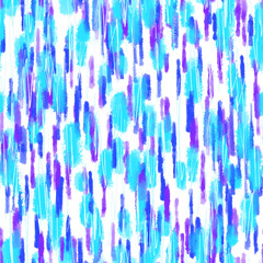 Abstract Art Watercolor Seamless Pattern blue