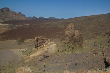 Valle Ucanca, el Teide, paisaje volcanico