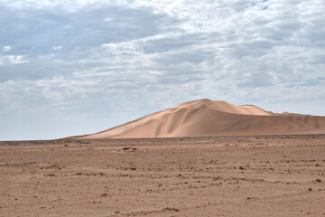 Fototapeta na wymiar landscape of the great dune 7, in Walvis Bay, Namibia