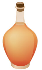 Elegant liquid bottle