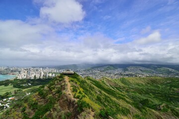 view from the top of the mountain