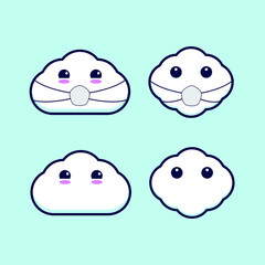 set of cartoon faces