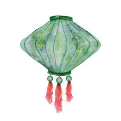 paper chinese lantern watercolor liner