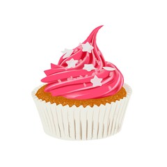 cupcake isolated