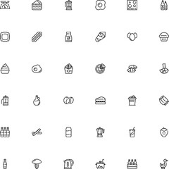 icon vector icon set such as: arabica, season, ice, goose, dark, harvest, nigiri, japan, agriculture, arabic, shell, short, celebrate, autumn, business, disposable, american, strawberry, boil