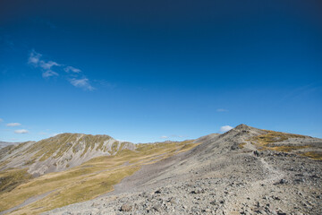 Angelus Hut tracks and routes on Nelson Lakes National Park, New Zealand
