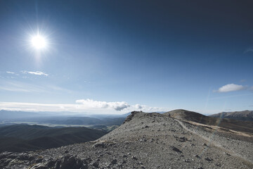 Angelus Hut tracks and routes on Nelson Lakes National Park, New Zealand