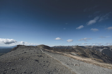 Angelus Hut tracks and routes on Nelson Lakes National Park, New Zealand