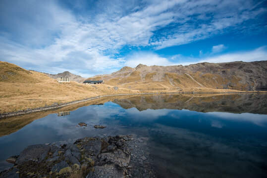 Lake Angelus, Nelson Lakes National Park, New Zealand	