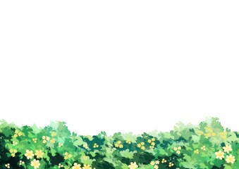 幻想的な光る緑の草のテクスチャ背景