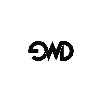ewd letter original monogram logo design