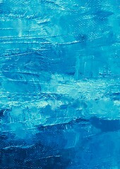 幻想的な水彩水色の海のテクスチャ背景
