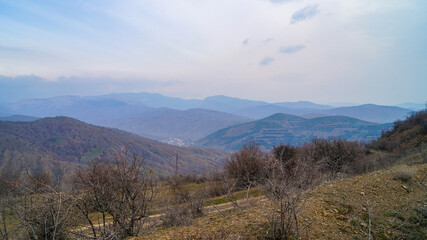 Mountains of Crimea in early spring