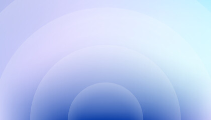 Abstract circle blue and white blur gradient background design
