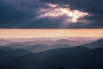 Abstract mountain background