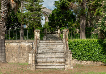Jardim botânico de Coimbra. Universidade de Coimbra.