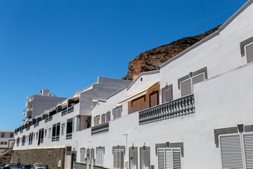 Fototapeta na wymiar White buildings of Puerto de Mogan, Gran Canaria