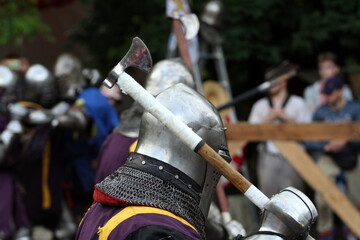 medieval knight in armor
