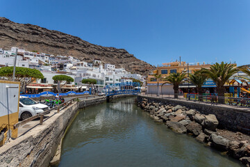 White buildings of Puerto de Mogan, Gran Canaria