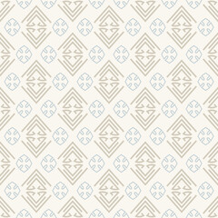 Simple background pattern with decorative elements on a light background, wallpaper. Seamless pattern, texture. Vector illustration for design.