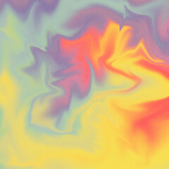 Abstract ornament on tie dye batik technique handpainted. Rainbow explosion