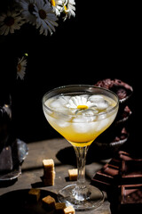 Refreshing chamomile drink.