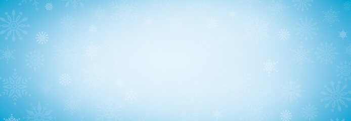 abstract light blue background with bokeh, Christmas background with snow