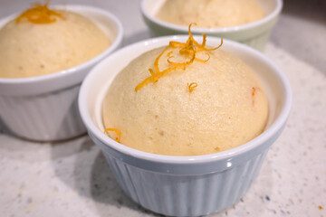 Chinese steamed bread in a cup