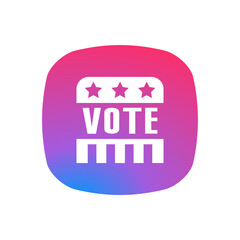 Vote - Sticker