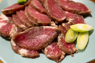 raw pork belly