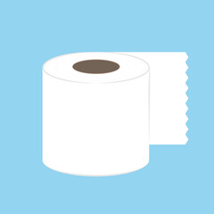 Tissue paper vector. Tissue vector. Tissue on blue background.
