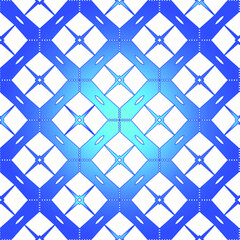 Geometric vector pattern with azure and blue gradient. simple ornament for wallpapers and backgrounds.