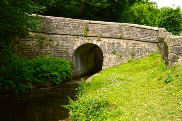 Huddersfield Narrow Canal in Greenfield