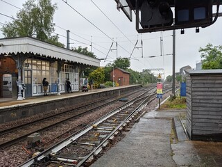 Diss railway station in Norfolk, England