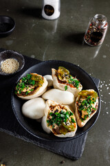 Pita with stewed calf cheek