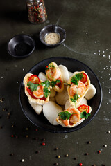 Pita with stewed calf cheek