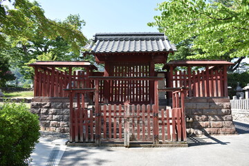 日本　長野　観光名所　善光寺　夏の風景
