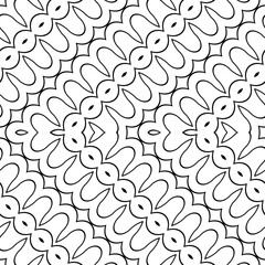 Design seamless monochrome zigzag pattern