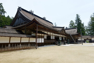Fototapeta premium 金剛峯寺 主殿と大玄関 和歌山県高野町