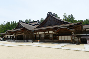 Naklejka premium 金剛峯寺 大玄関と小玄関 和歌山県高野町