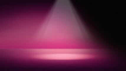 Spotlight on Empty Studio Floor, Professional Stage Background for Product Display.