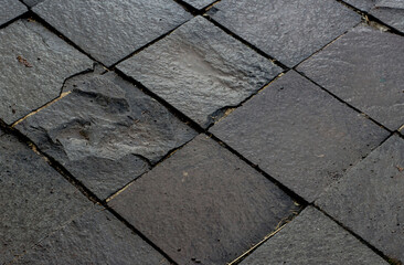 background with square stone pattern