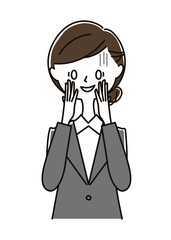 Fototapeta premium 焦る女性社員