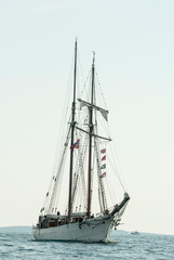 sailing ship in the sea