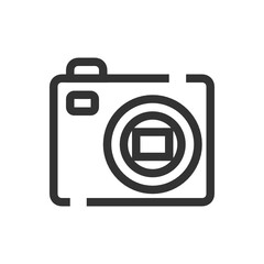Compact Camera outline icon.