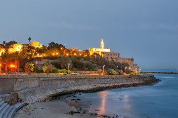 Fototapeta na wymiar View of Old Jaffa in Tel Aviv, Israel